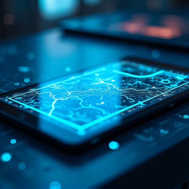 Logistics GPS and data telemetry screen